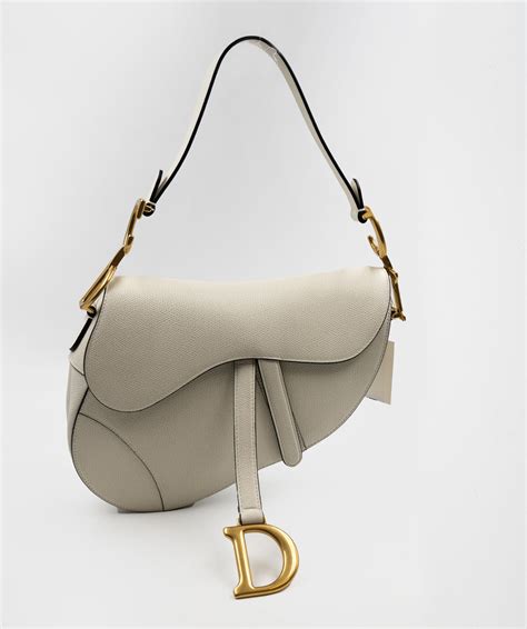 leather dior saddle bag ghw